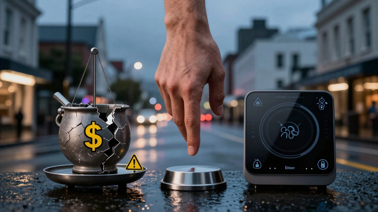 Decision scale comparing broken hob to new induction model